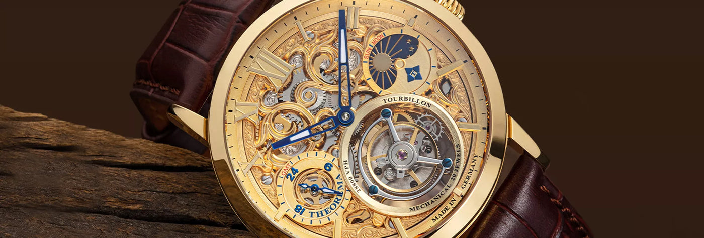 German high-end luxury tourbillon watches are a pinnacle of craftsmanship.