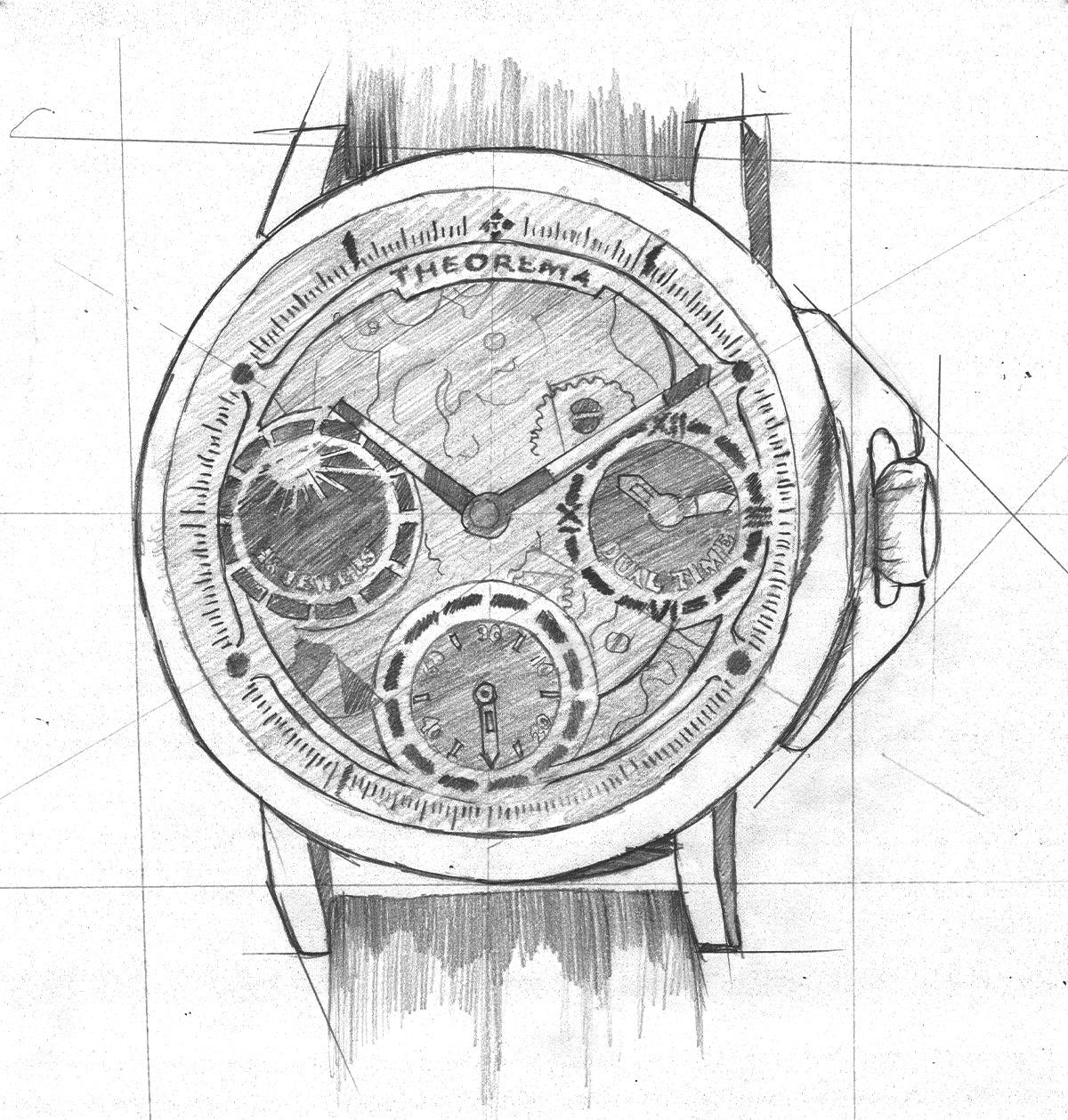 Hand drawing sketch of the collection Buenos Aires by Theorema Germany