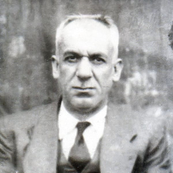 Vintage photo of the master watchmaker and our great-uncle Haxhi Tufina
