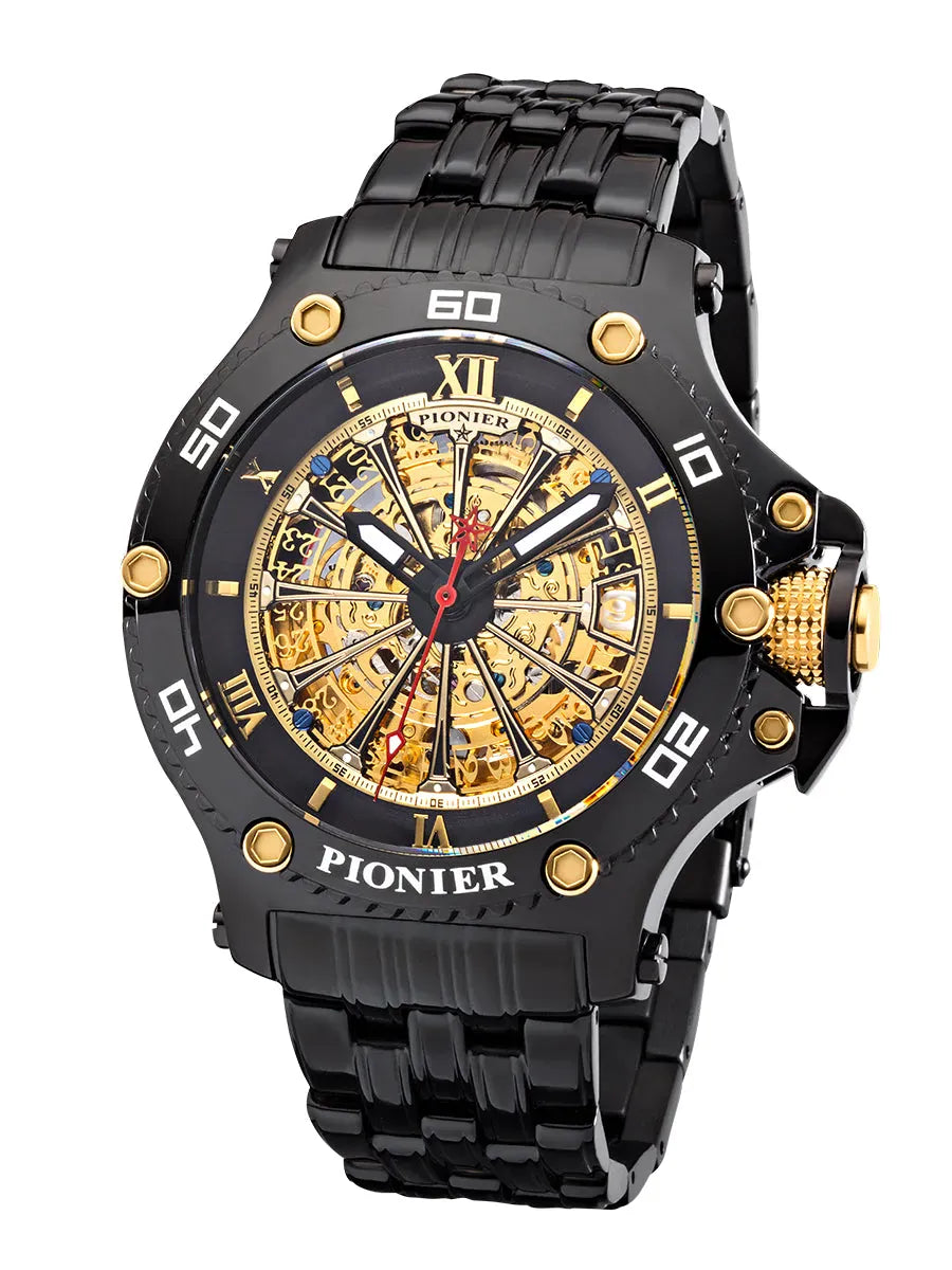 SPRING VALLEY ブラウン Barcelona (G-JSM05) Automatic Barcelona GM-516-11 | Black | Pionier, Germany – Tufina
