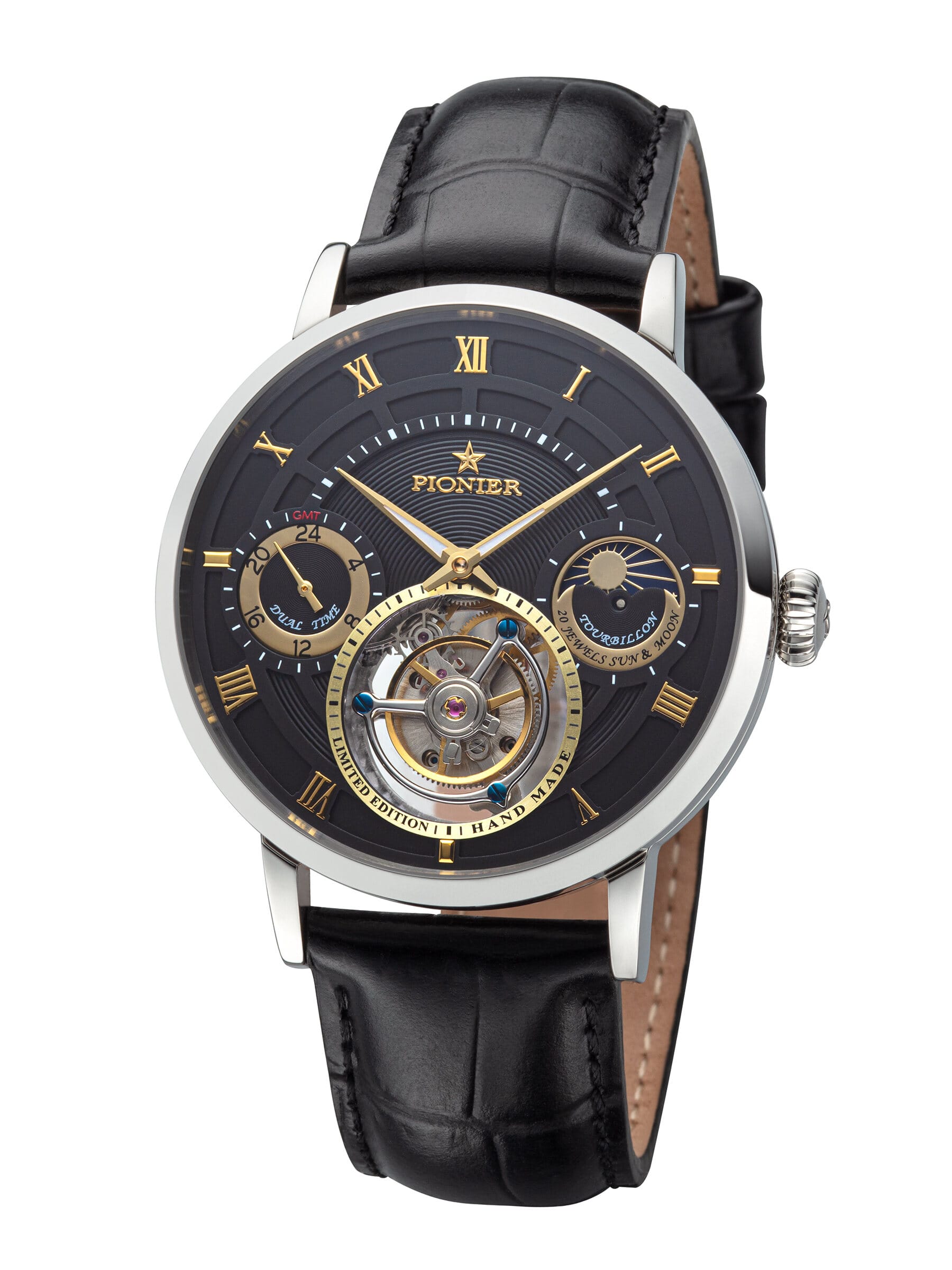 Paranoia ドゥーニー Handmade Lausanne Tourbillon by Pionier Germany - GM-905-2 |Silver