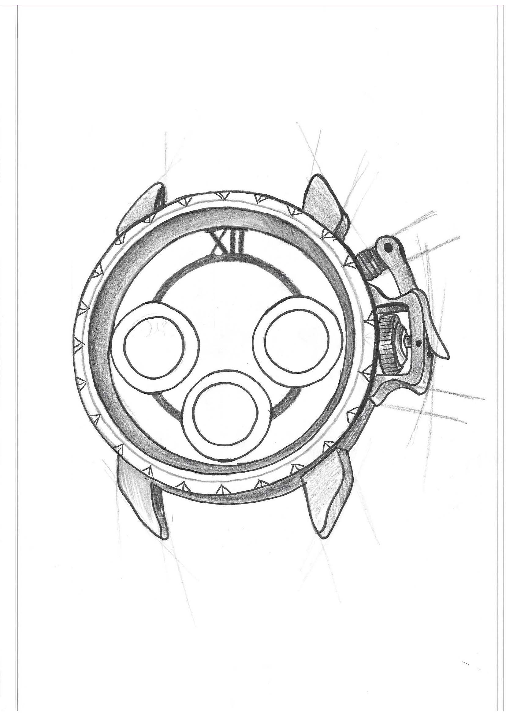 Hand drawing sketch of the collection Oman by Theorema Germany