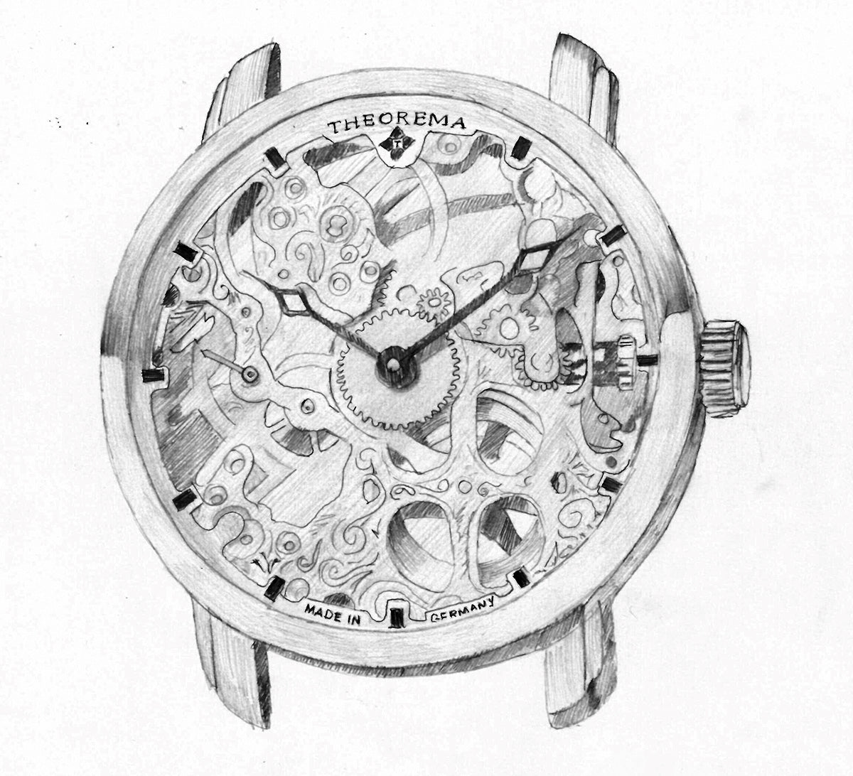 Hand drawing sketch of the collection Venezia by Theorema Germany