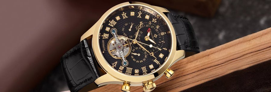 Stricken with elegance and a bold design is a highly stylized profile for today's man.