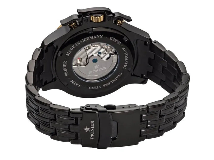 Amsterdam Automatic Calendar Watch by Pionier GM-515-12 |Black