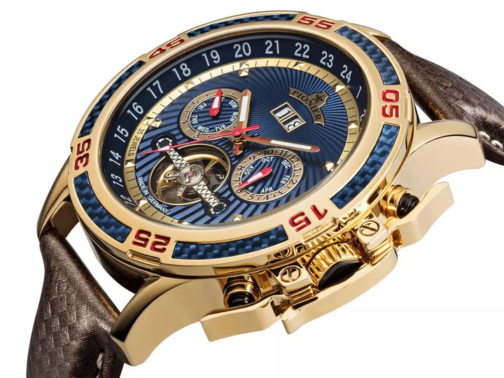 Amsterdam Pionier GM-515-4 | Gold | Made in Germany automatic