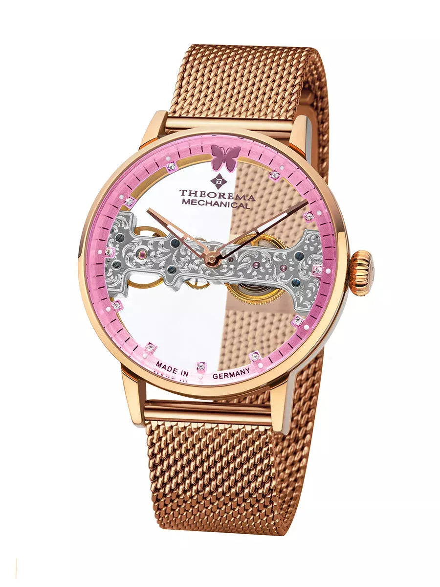 Lady Butterfly Theorema GM 120 12 ROSE Made in Germany Watch Tufina Official
