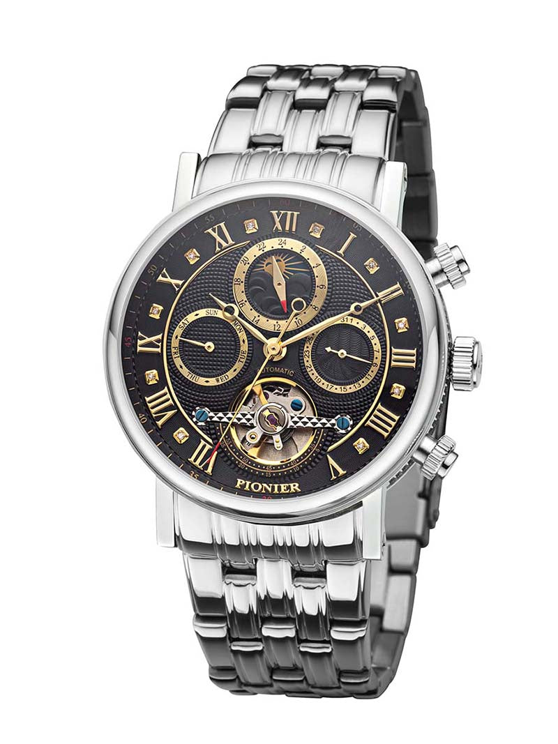 Chicago P7002-7 | Silver | Automatic Diamonds Pionier Germany