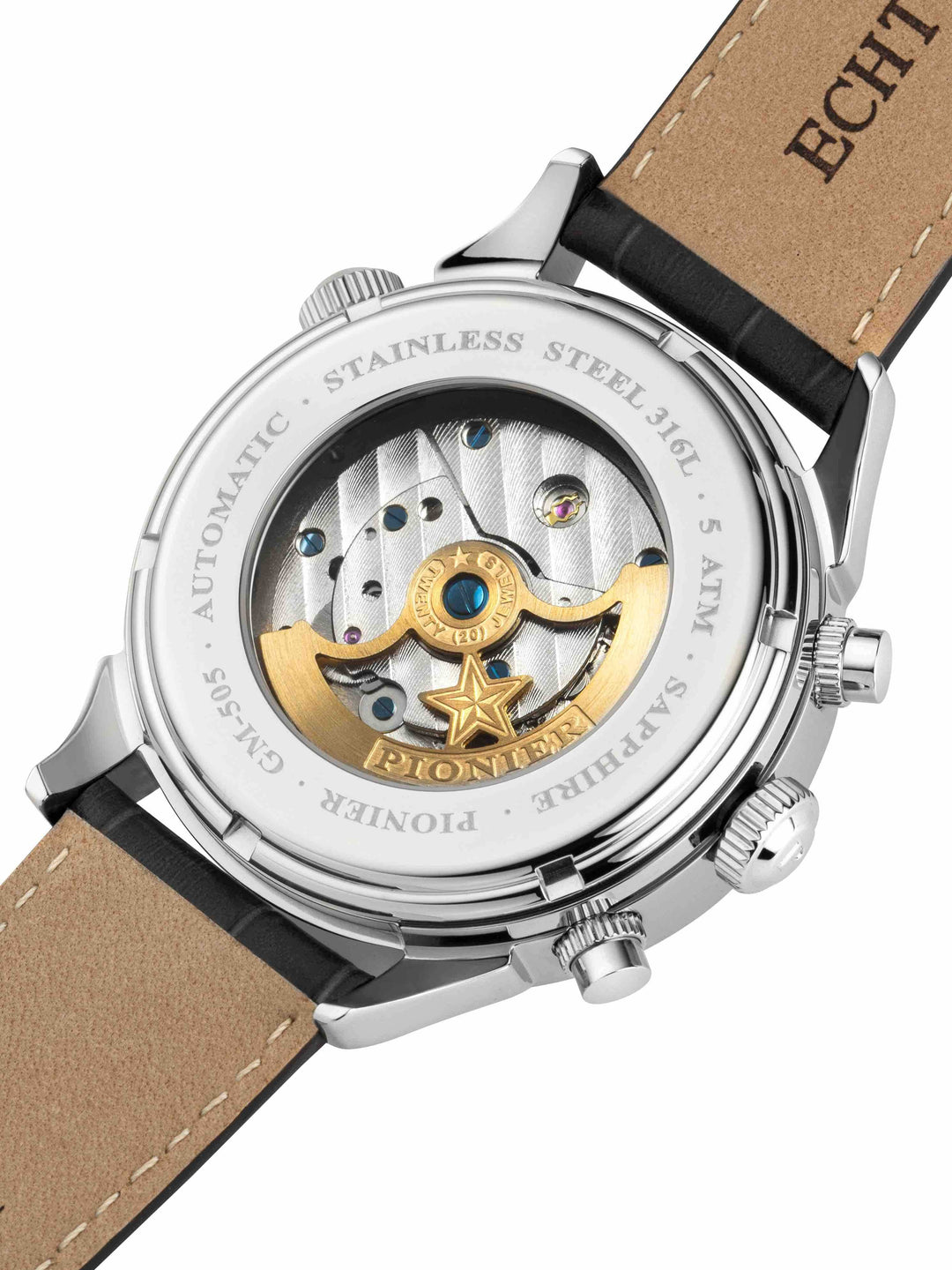 Automatic Florida Diamonds by Pionier Germany GM-505-2 | Silver