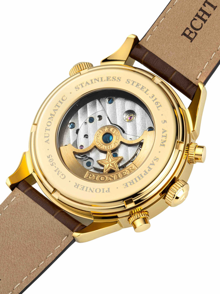 Automatic Florida Diamonds by Pionier Germany GM-505-10 | Gold