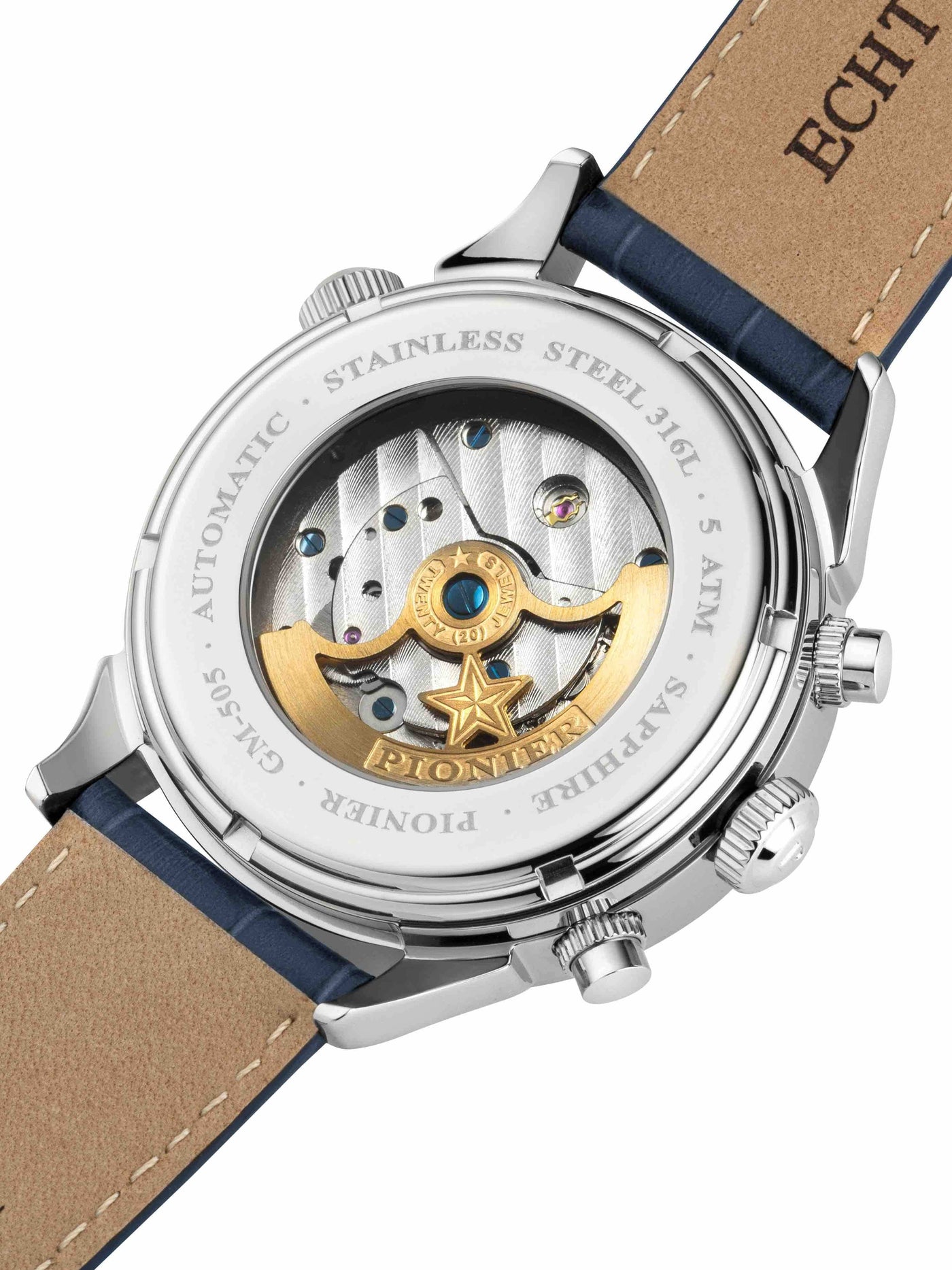 Automatic Florida Diamonds by Pionier Germany GM-505-9 | Silver