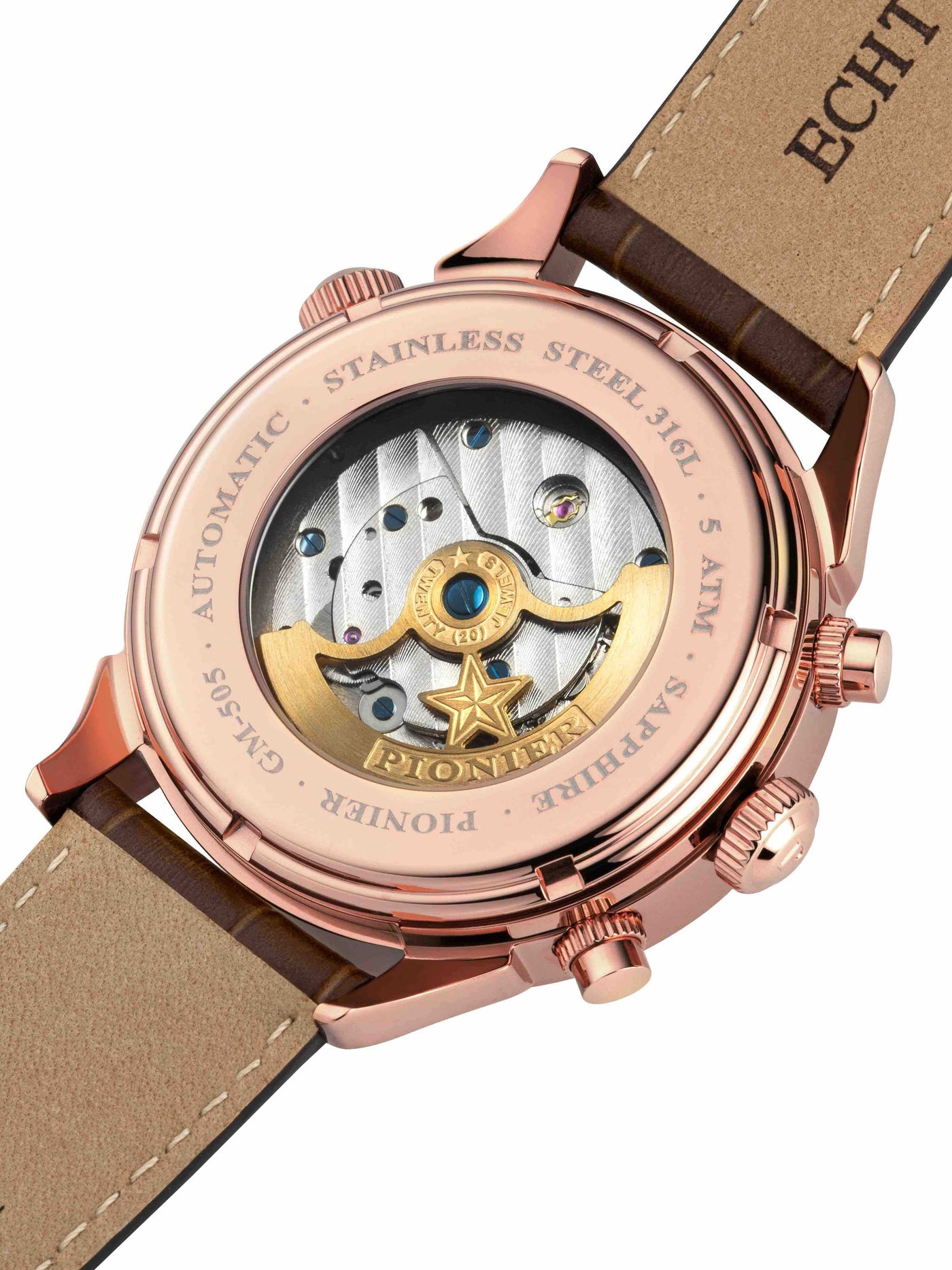 ホワイティング　ハニーダン　ブロンズグレード Automatic Florida Diamonds by Pionier Germany GM-505-11 | Rose