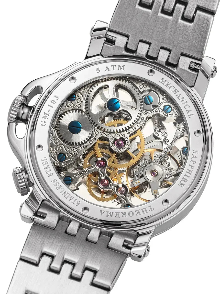Dual-Time Sao Paulo GM-103-6 | Silver | Theorema, Germany – Tufina