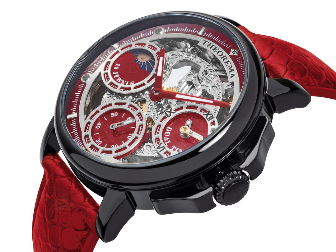 Dual-Time Buenos Aires GM-114-13 | Red | Theorema, Germany