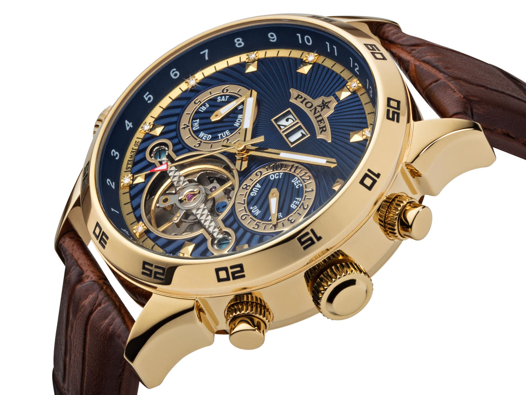 Automatic Florida Diamonds by Pionier Germany GM-505-10 | Gold