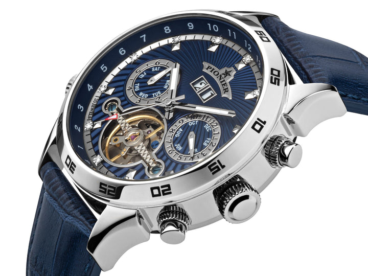 Automatic Florida Diamonds by Pionier Germany GM-505-9 | Silver