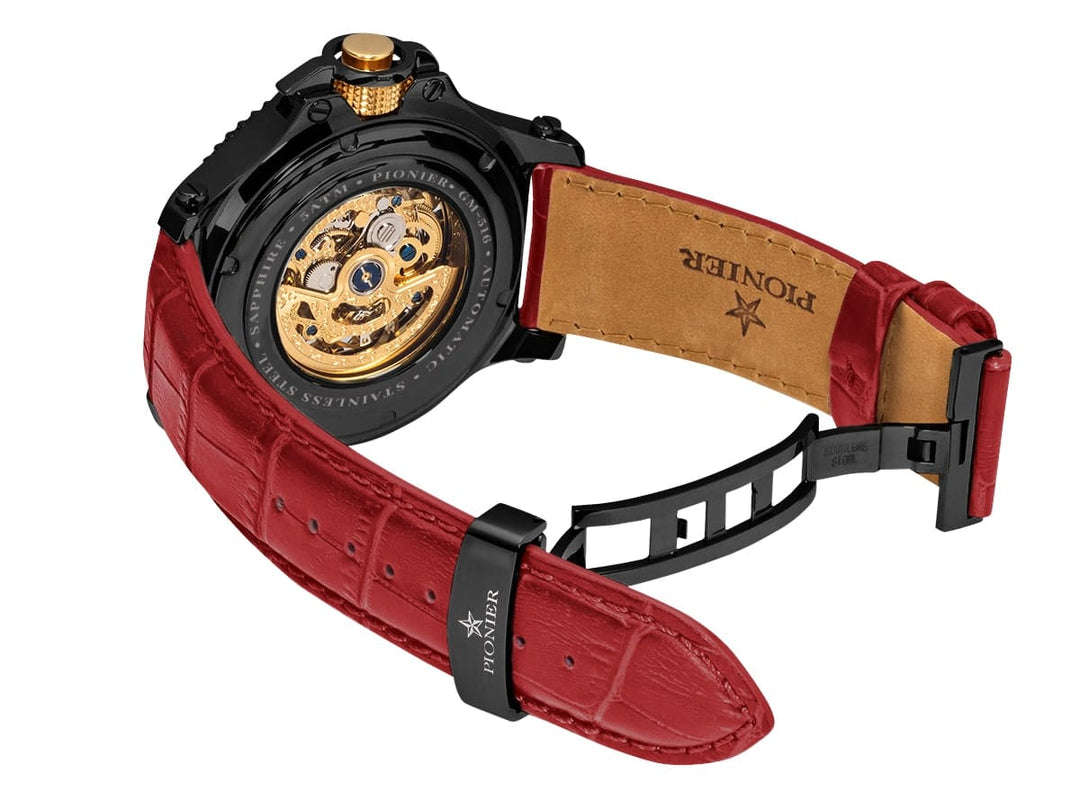 Automatic Barcelona GM-516-13 | Red | Pionier, Germany – Tufina
