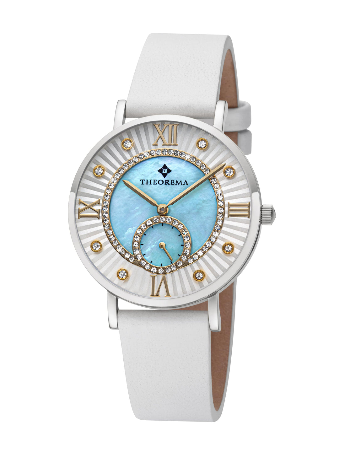 Elegant stainless steel white Leather Strap Watch s-l400.jpg main image 2