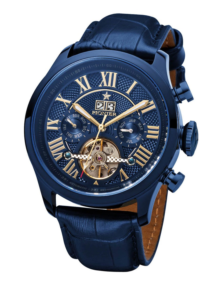 Automatic Havana P7001-6 | Blue | Pionier Germany – Tufina Official
