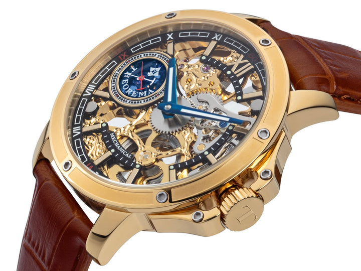 See-through skeleton Lagos by Theorema, Germany GM-113-4 |Gold