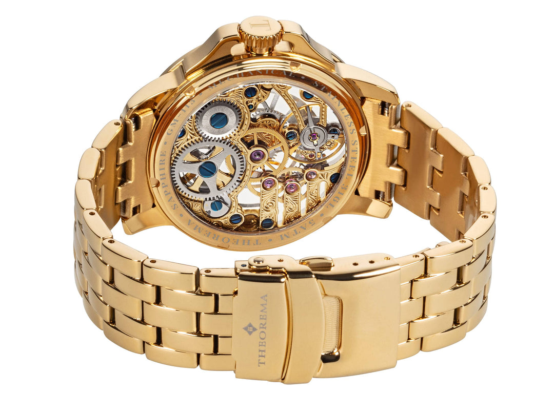 See-through skeleton Lagos by Theorema, Germany GM-113-9 |Gold