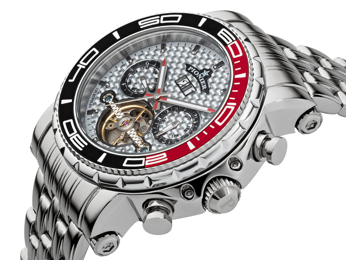 GMFT103A○domani / ドマーニ QUEENSLIFE クイーンズラ Calendar Automatic Miami by Pionier Germany - GM-506-8 | Silver