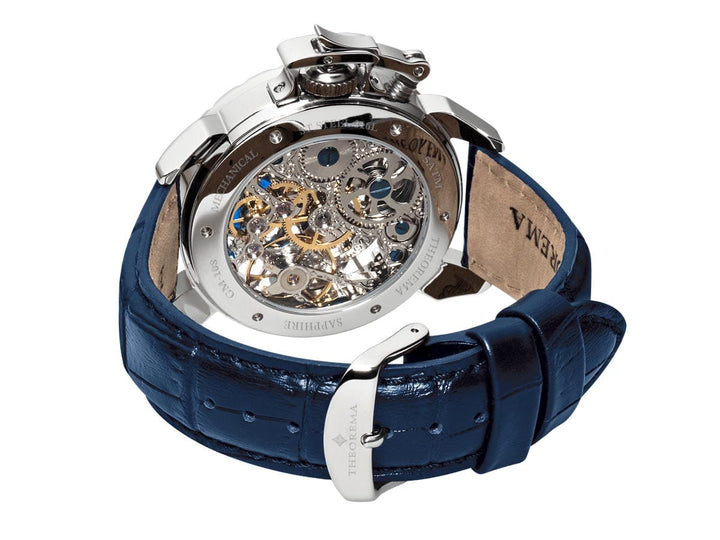 Dual-time Oman by Theorema Germany GM-108-2 | Silver | – Tufina