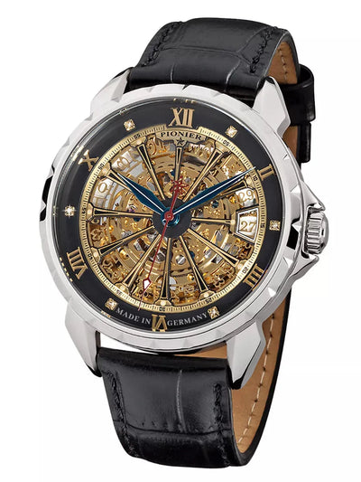 Frontal view of the London Diamonds collection a gentleman's watch.