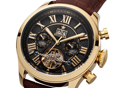 Automatic Havana P7001-3 | Gold | Pionier Germany