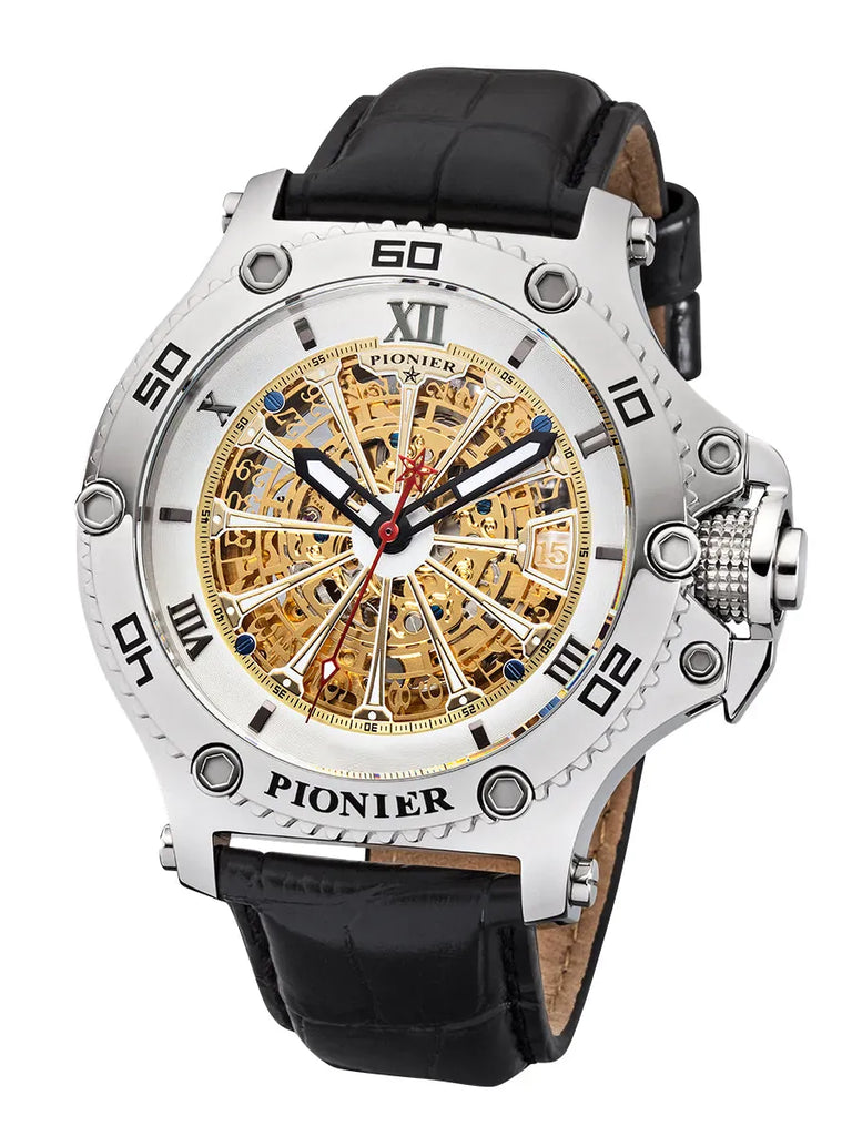 Automatic Barcelona GM-516-1 | Silver | Pionier, Germany – Tufina