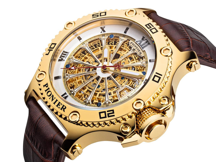 Automatic Barcelona GM-516-3 | Gold | Pionier, Germany – Tufina