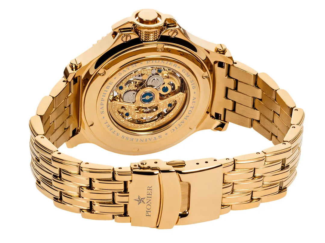 Automatic Barcelona GM-516-10 | Gold | Pionier, Germany – Tufina