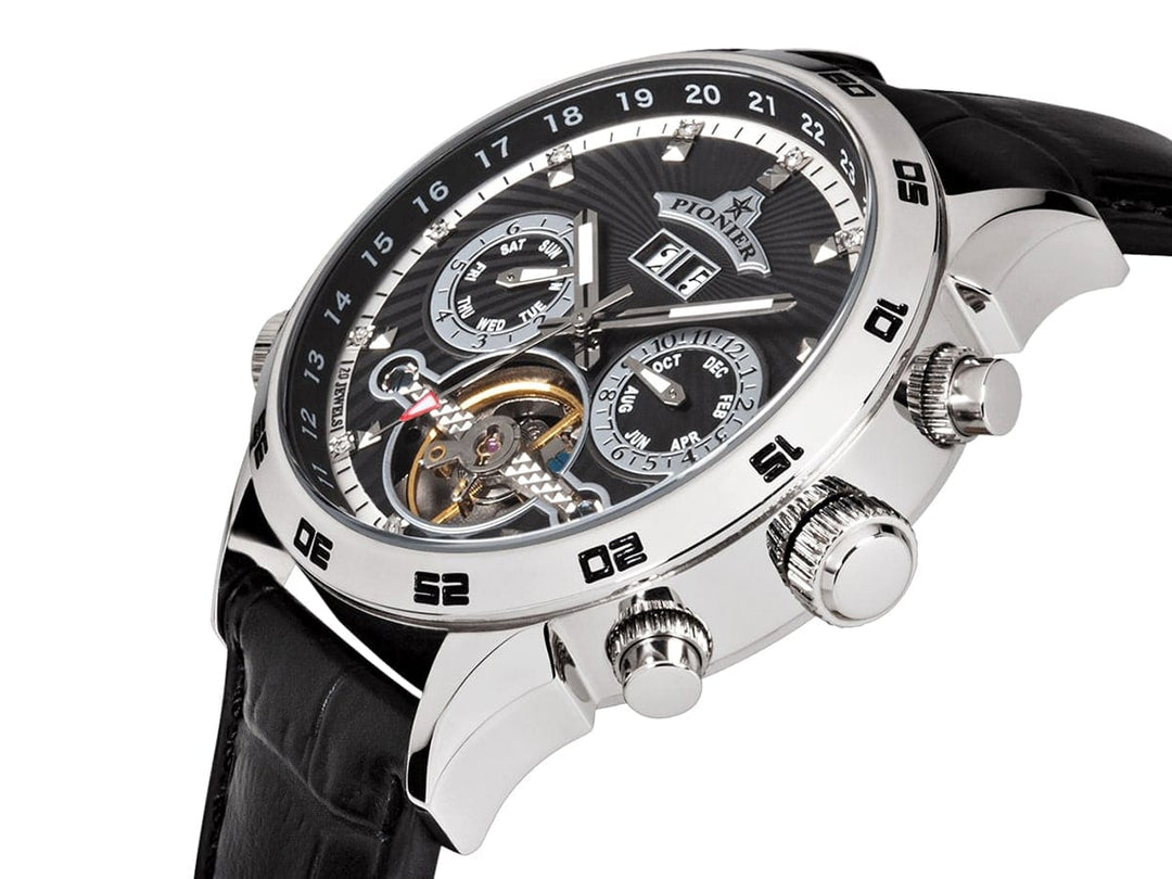 Automatic Florida Diamonds by Pionier Germany GM-505-2 | Silver