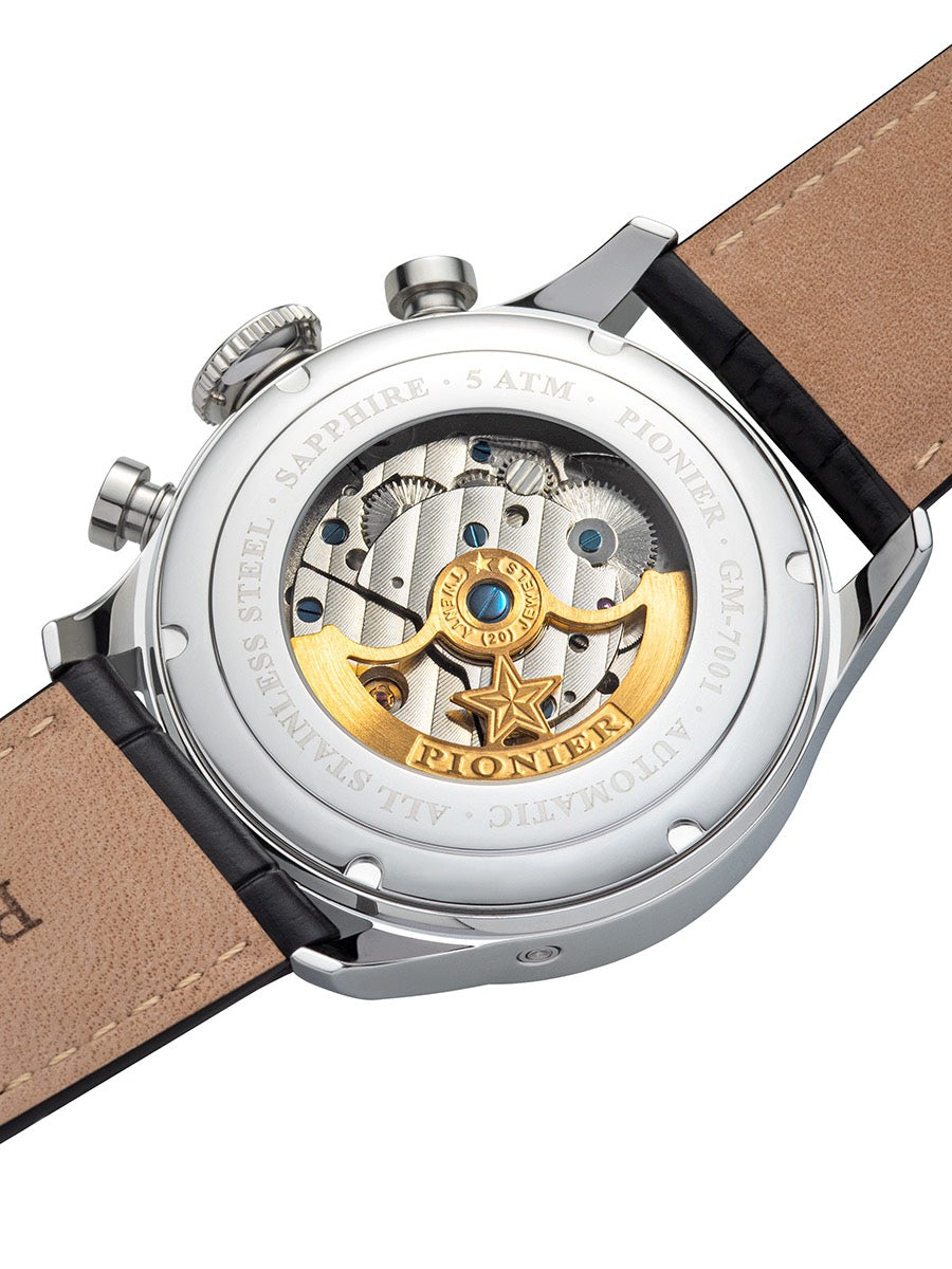 Automatic Havana P7001-1 | Silver | Pionier Germany