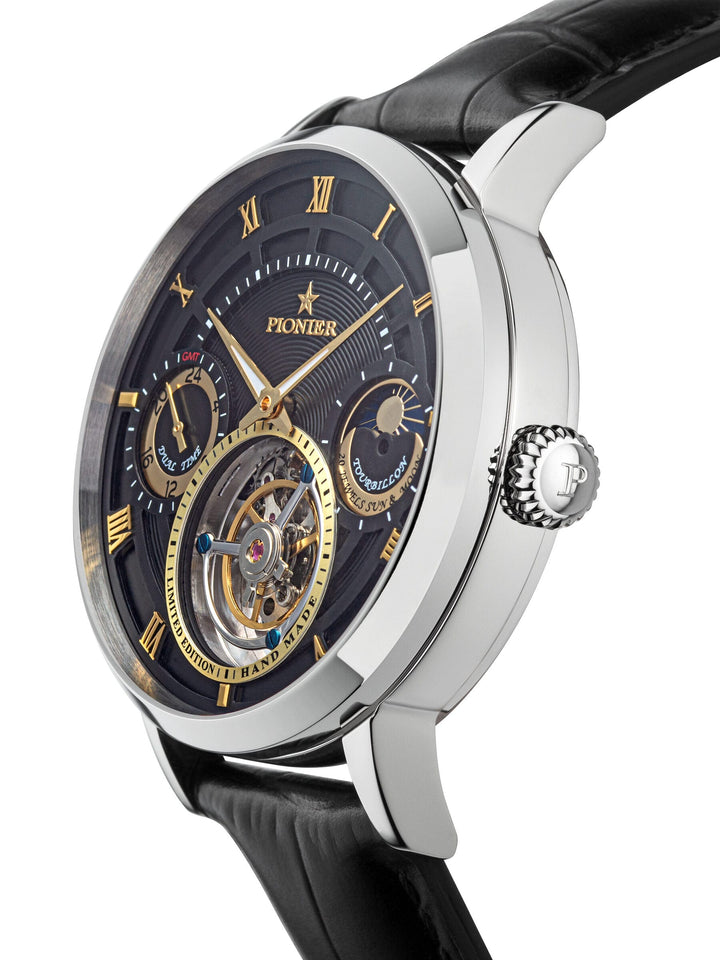 Handmade Lausanne Tourbillon by Pionier Germany - GM-905-2 |Silver