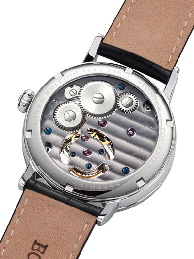 Handmade Lausanne Tourbillon by Pionier Germany - GM-905-2 |Silver|