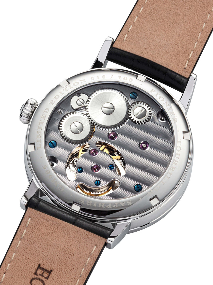 Handmade Lausanne Tourbillon by Pionier Germany - GM-905-2 |Silver