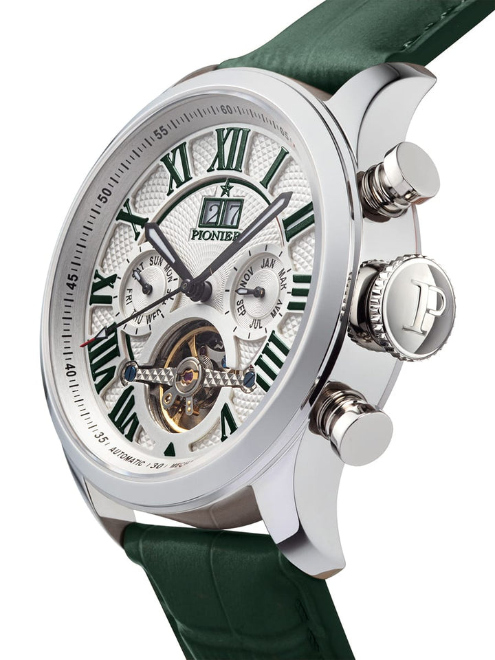 Automatic Havana P7001-13 | Silver | Pionier Germany – Tufina Official Automatic Havana P7001-13 | Silver | Pionier Germany – Tufina Official