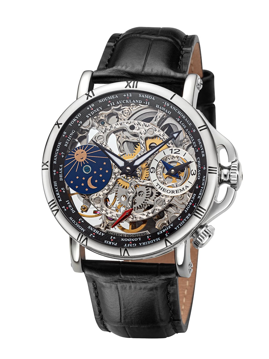 Dual-Time Sao Paulo GM-103-3 | Black | Theorema, Germany– Tufina