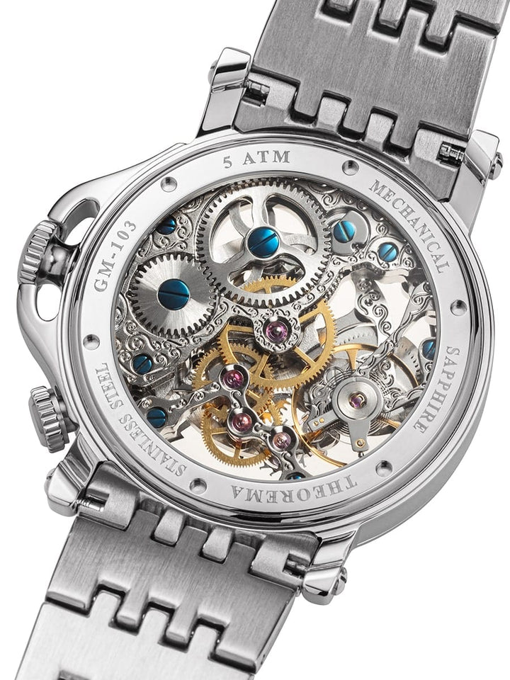 Dual-Time Sao Paulo GM-103-7 | Silver | Theorema, Germany – Tufina