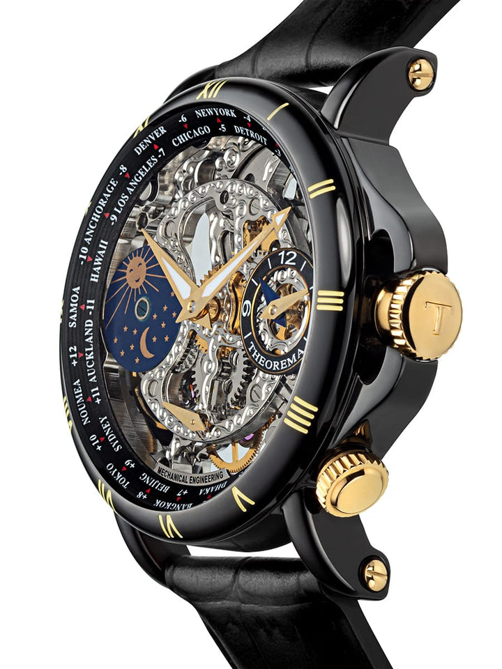 Dual-Time Sao Paulo GM-103-3 | Black | Theorema, Germany – Tufina