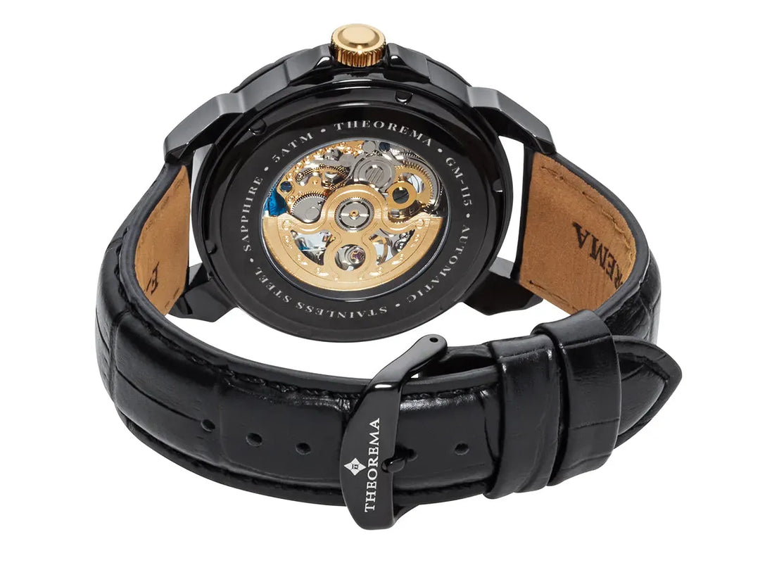 Automatic Helsinki Theorema, Germany GM-115-6 |BLACK| – Tufina Watches