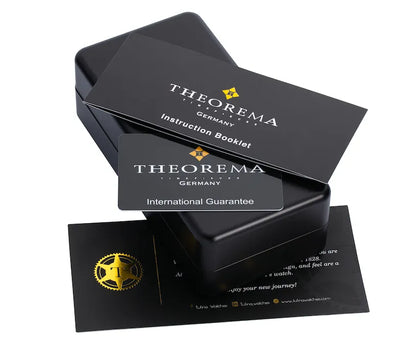 Instruction booklet and international guarantee with original packaging from Theorema.