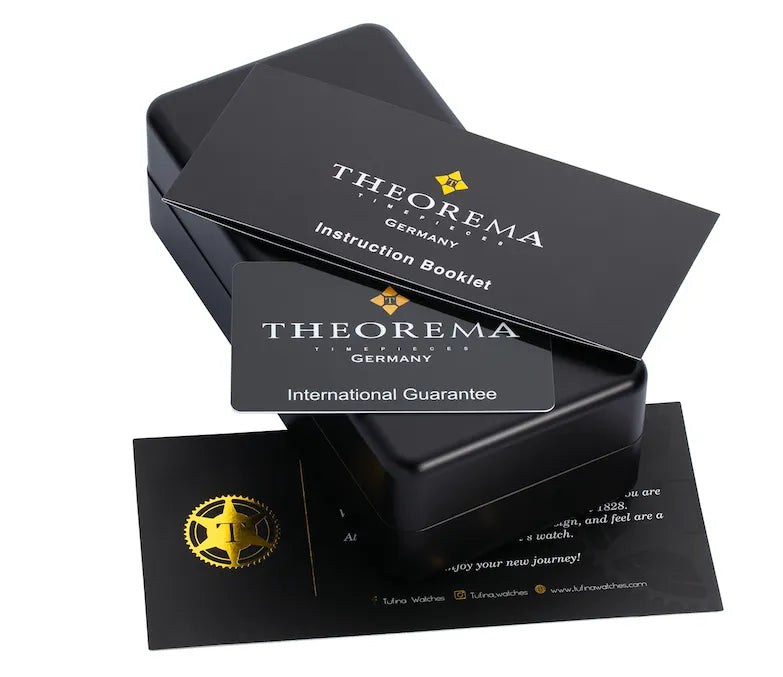 Original Theorema Instruction booklet along with International Guarantee and a Theorema black box.