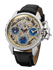 Dual-time Oman by Theorema Germany GM-108-1 | Silver | – Tufina