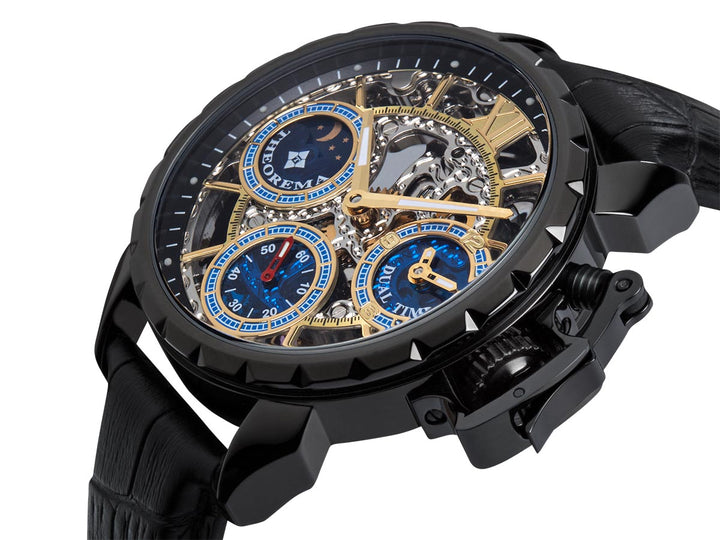 Dual-time Oman by Theorema Germany GM-108-4 | Black |– Tufina Official