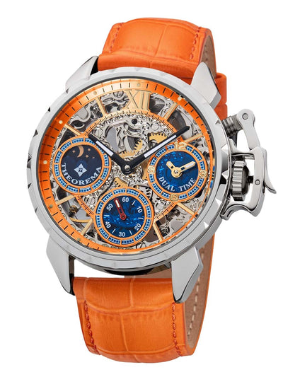 Dual-time Oman by Theorema Germany GM-108-5 | Silver | – Tufina