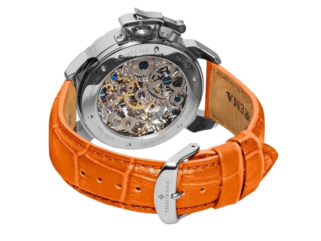 Dual-time Oman by Theorema Germany GM-108-5 | Silver | – Tufina