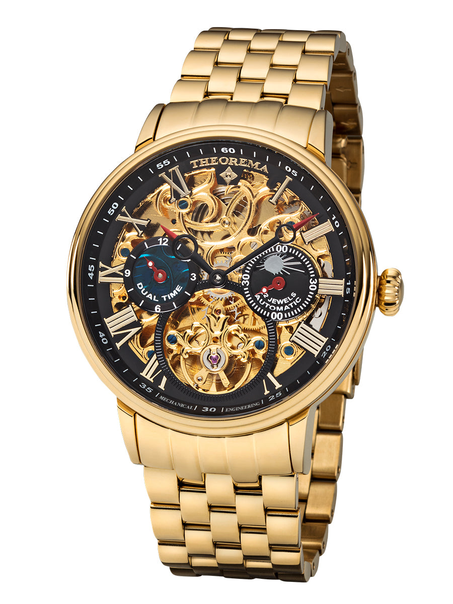 Dual-time Copenhagen by Theorema, Germany GM-111-4 |Gold|– Tufina