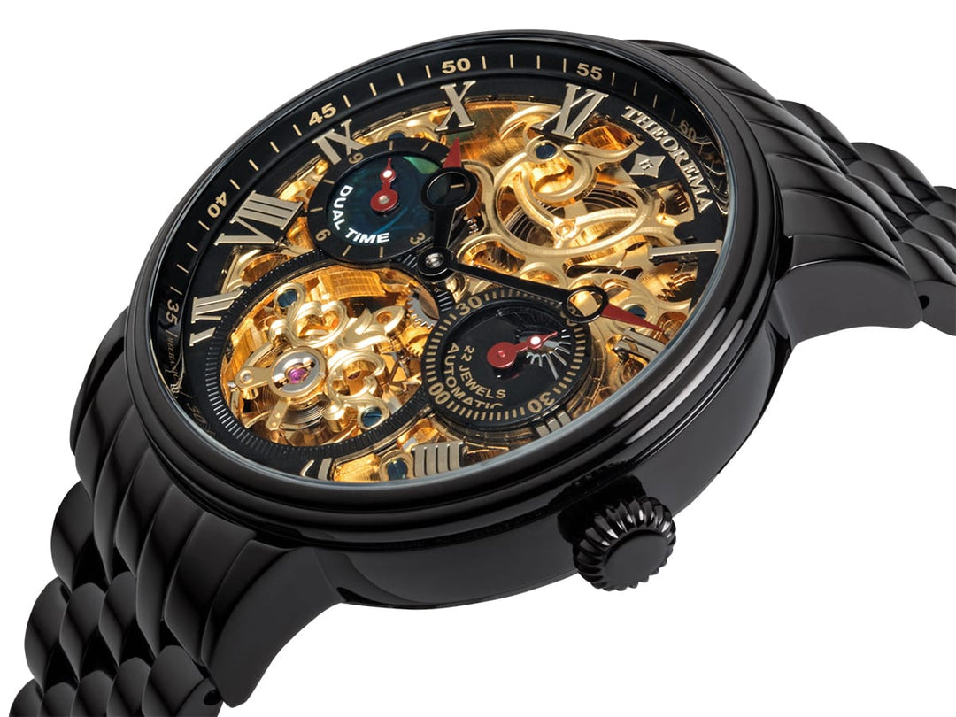 Dual-time Copenhagen by Theorema, Germany GM-111-12 |Black